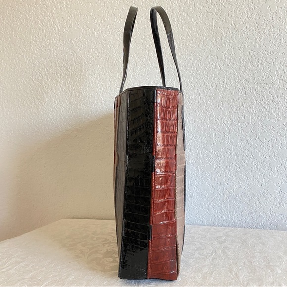 Nancy Gonzalez multicolor Crocodile Tote - Picture 2 of 11